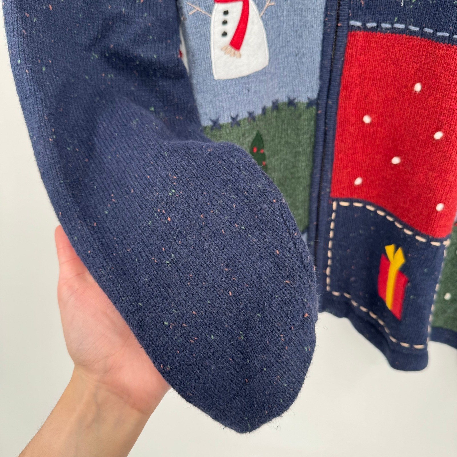 Croft & Barrow Patchwork Christmas/Holiday Embroi… - image 3