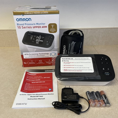 #ad Omron BP7465 10 Series Upper Arm Blood Pressure Monitor w AFib Screening $59.99