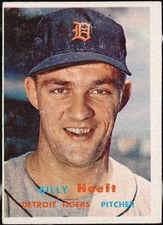 1957 Topps Baseball Billy Hoeft #60