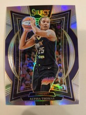 2025 Panini Select WNBA ALYSSA THOMAS CONCOURSE SILVER PRIZM MERCURY #57
