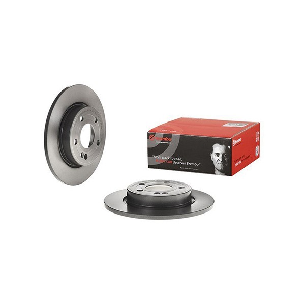 2x Brake Discs Pair Solid fits MERCEDES A200D 2.0D Rear 2018 on OM654.920 276mm - Image 27