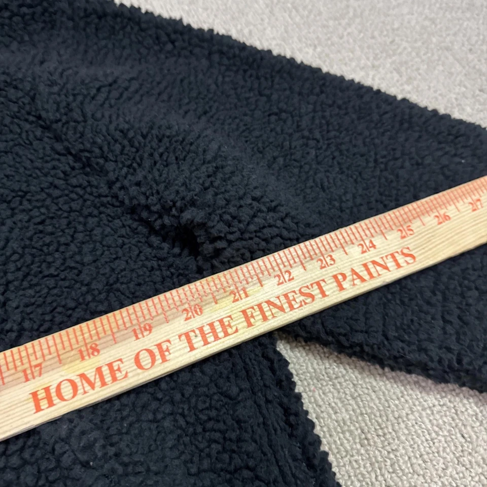 American Eagle Outfitters Hoodie Black Fleece Long Sleeve Pullover Size Medium - Image 4 of 4