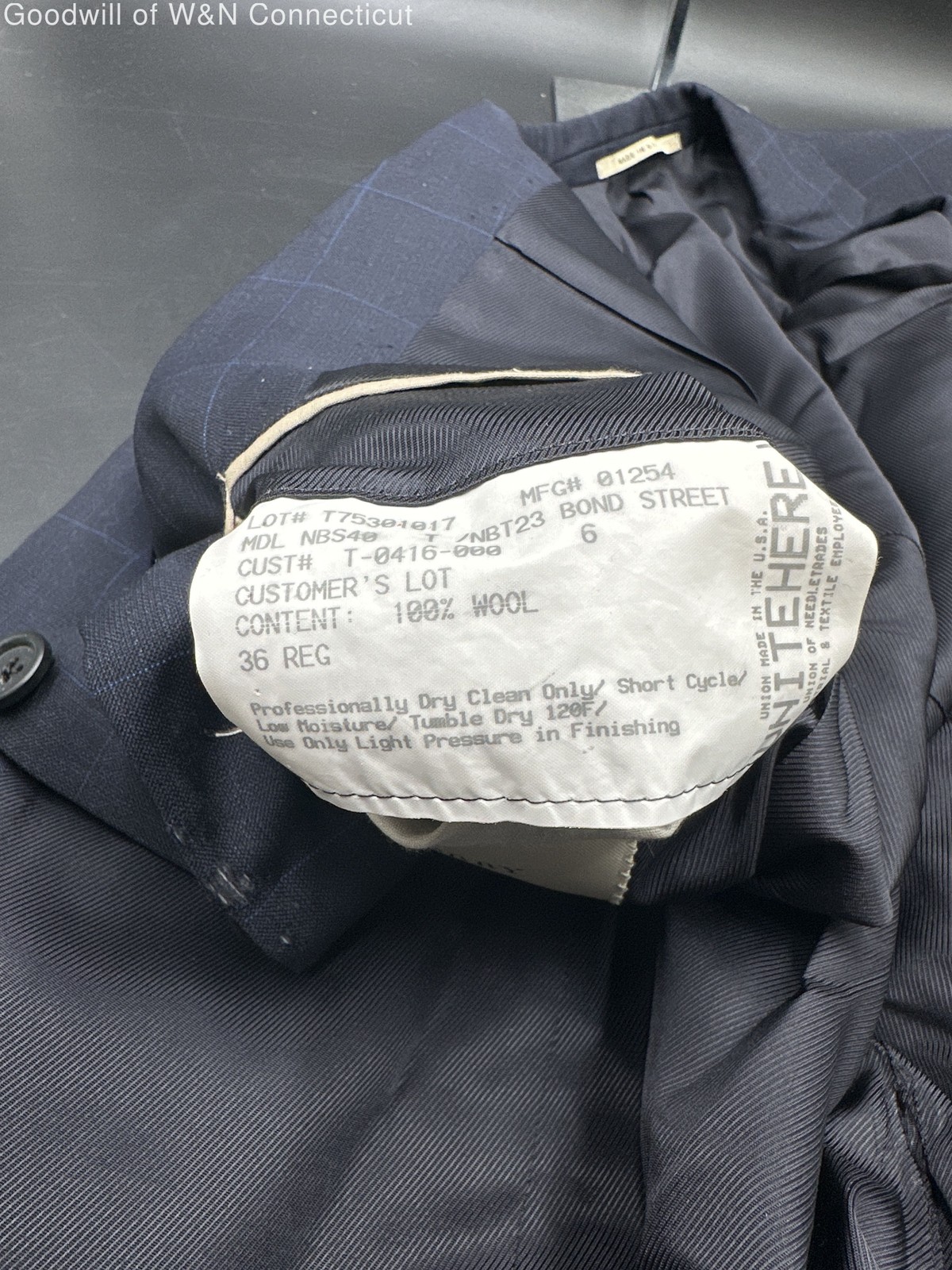 Burberry Blazer Size 36 Men Navy Basic - image 5