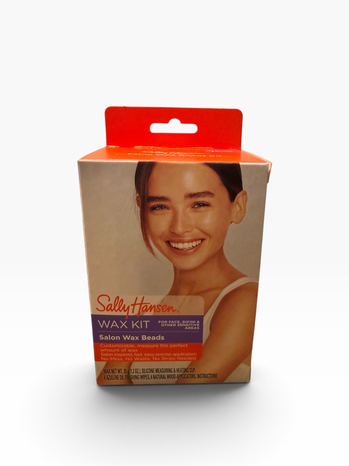 Sally Hansen Salon Wax Beads Kit Face Bikini Sensitive Area Hair Remover 2PK NEW image 2
