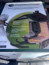 FeatherSnap Scout Wi-Fi Solar Powered Smart Bird Feeder- Automatically Free Ship