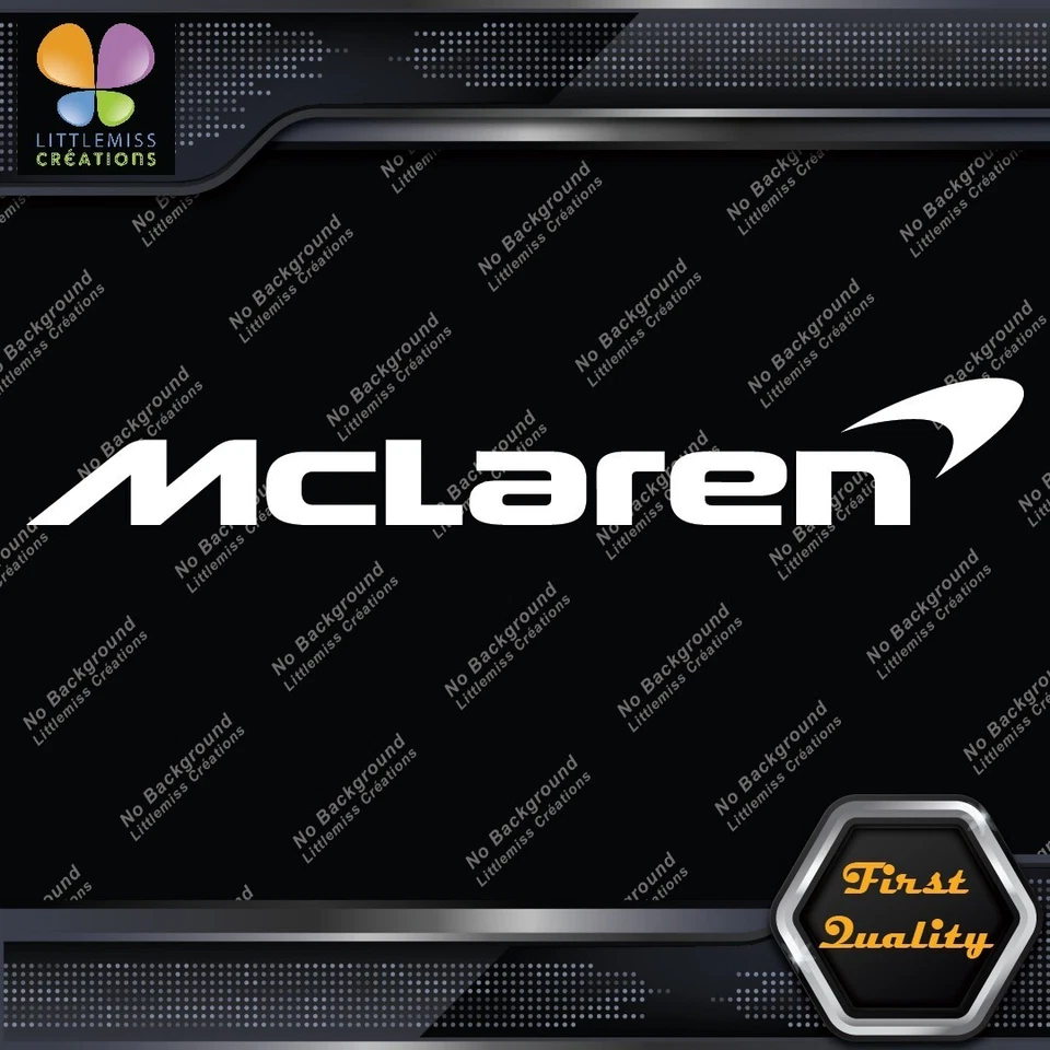 Compatible McLaren Luxury Cars Name Logo Performance Vinyl Decals Stickers Foto 3 de 4