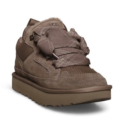UGG LOWMEL HICKORY SUEDE TEXTILE SPORTTY SHOES WOMEN'S SNEAKERS