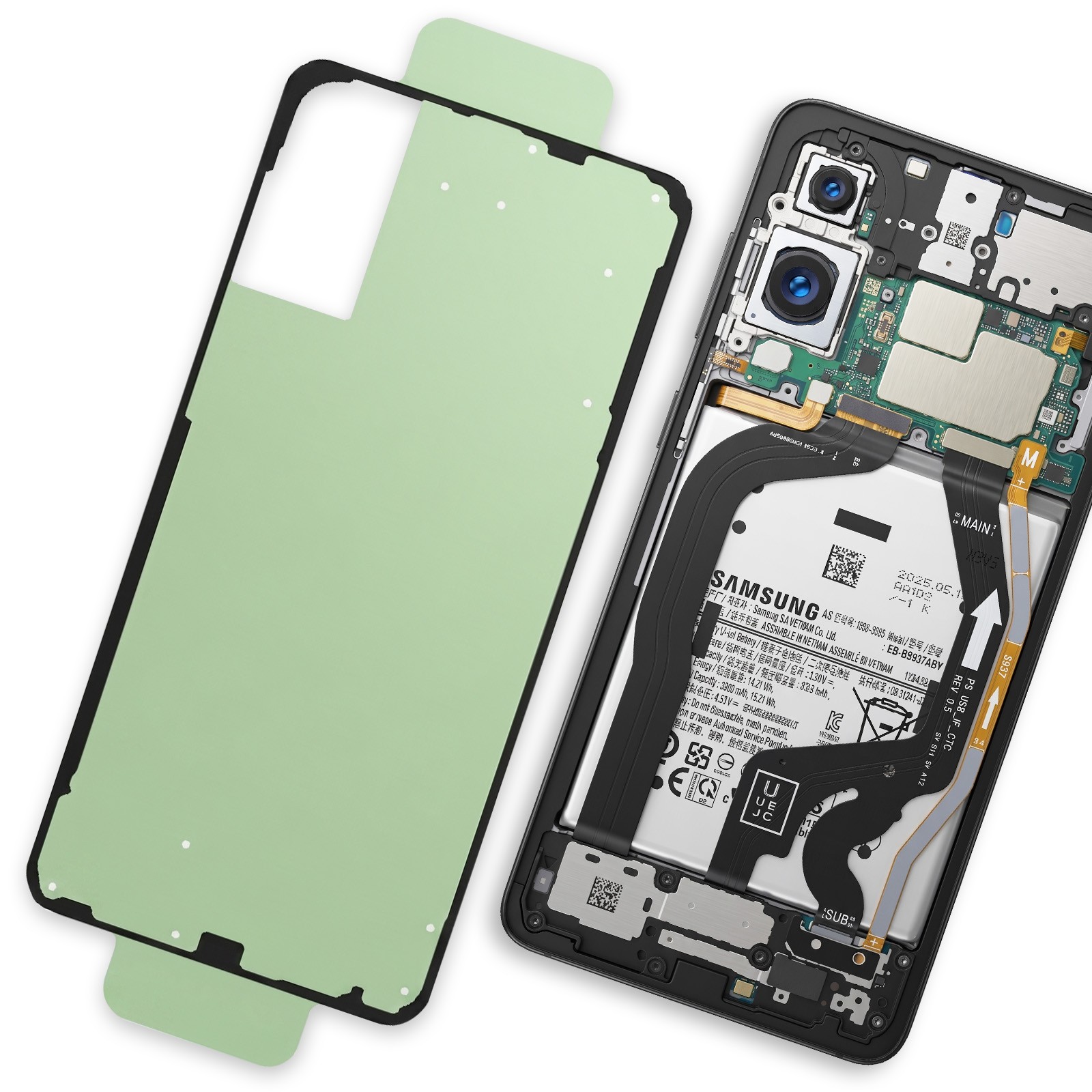 Colle couvercle batterie Galaxy S25 Edge Service Pack et outils