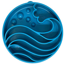 Wave eBowl Deep Slow Feeder Dog Bowl for Enrichment  Made in USA