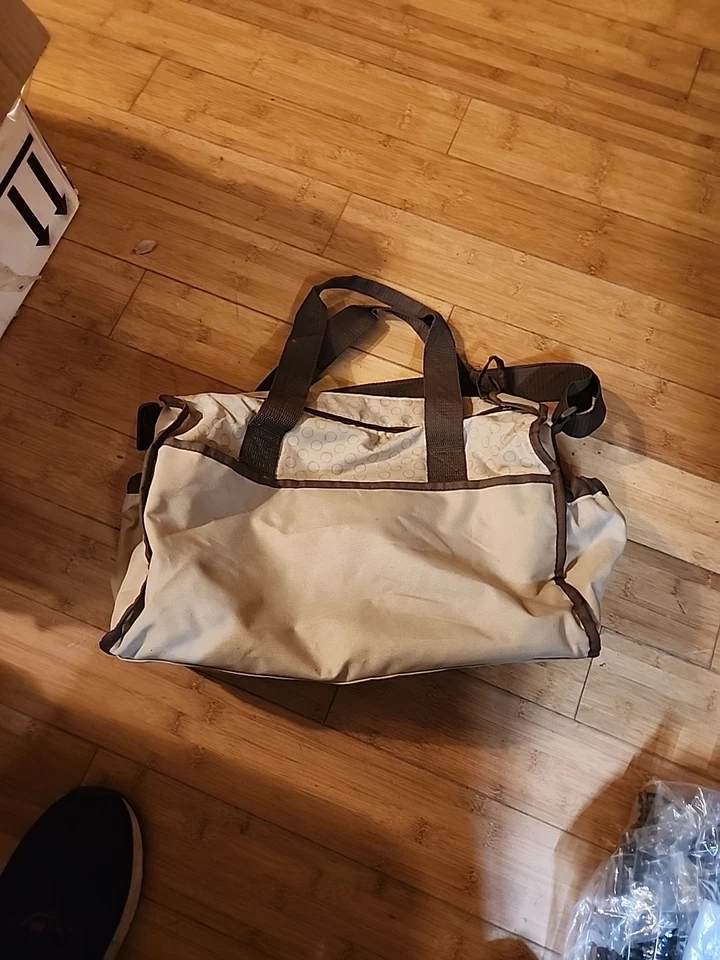 RARO Vintage -DISNEY BABY- Winnie The Pooh Grande Bolsa de Fraldas VERDE 15" DE COMPRIMENTO - Imagem 4 de 4