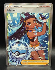 nessa pokemon rare league card Trainer Set - 157/185 - Sun Moon Vivid Voltage Encased in a durable acrylic holder to highlight the vibrant artwork of this fan Pokémon Sword & Shield: 10