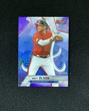 2025 Topps Bowman's Best Purple Mojo #20 Matt Olson 139/250 Braves QI95