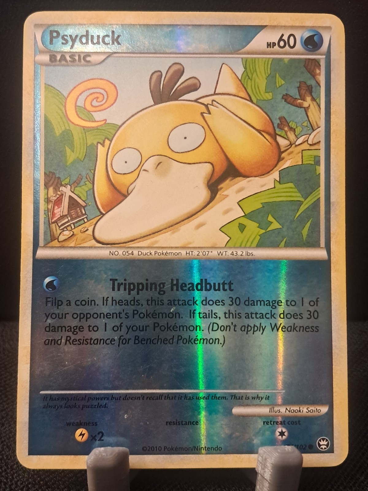 Pokemon TCG Psyduck Triumphant 74/102 Reverse Holo LP