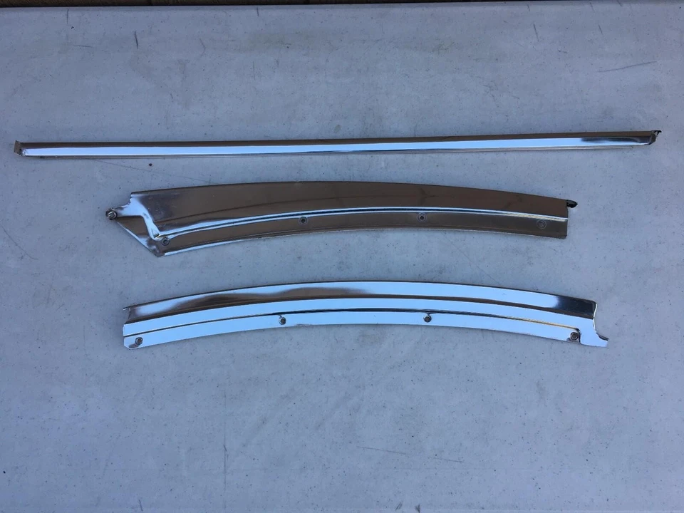 Cadillac 1977-1984 sedán Deville marco de apertura de puerta moldura conductor trasero Foto 2 de 4