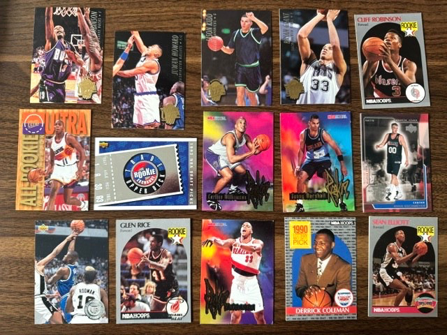 60 Card NBA Rookie Card Lot (1990–1999) – Jason Kidd, Juwan Howard, Vintage RCs