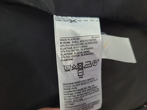 Blazer donna lungo e magro Banana Republic 10 blu preppy ufficio accademia - Foto 10 di 12