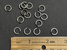 Qty 200 - SIZE 20 Stainless Steel Split Rings - 96lb test