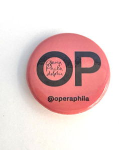 FREE SHIP! Philadelphia Opera pinback button 1.25" - NEW