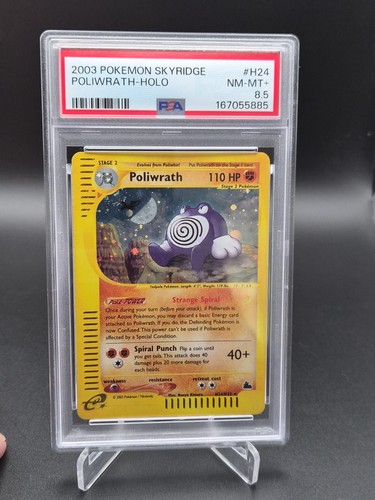 Poliwrath graded PSA 8.5 for sale on eBay