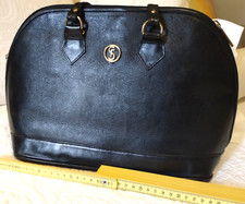 BORSA VINTAGE SORELLE FONTANA VERA PELLE COLORE NERO CONDIZIONI ECCELLENTI