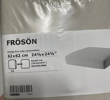 Ikea Froson Cover For Seat Pad Cushion Beige 62x62 CM 24-3/8" x 24-3/8" NEW