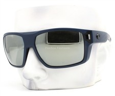 Costa Del Mar Diego Sunglasses Matte Navy Blue Silver Polarized Glass w/case