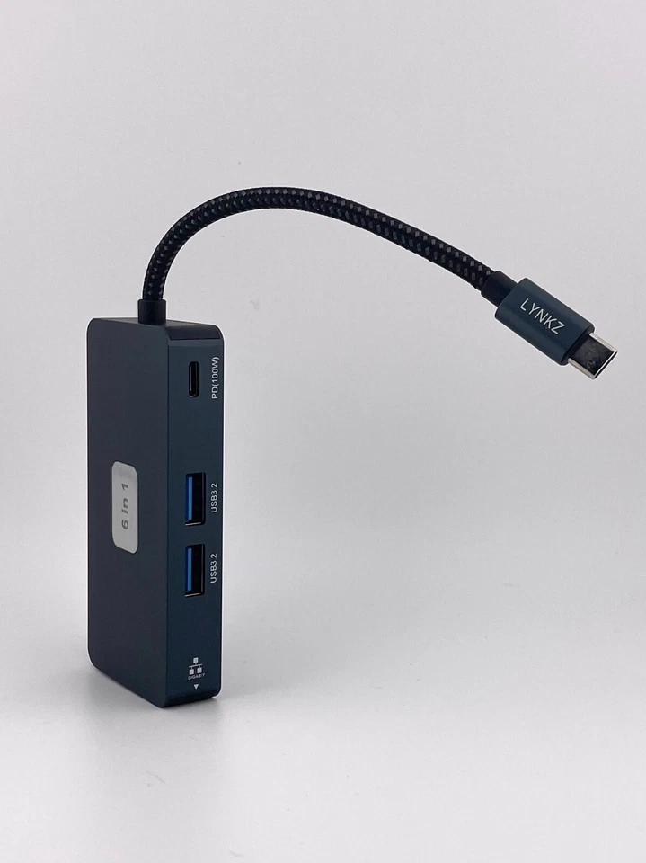 6-in-1 USB-C Hub: 3x USB 3.2 Ports/Gigabit Ethernet/ 4K HDMI @ 60Hz/ 100W PD - Image 3 of 4