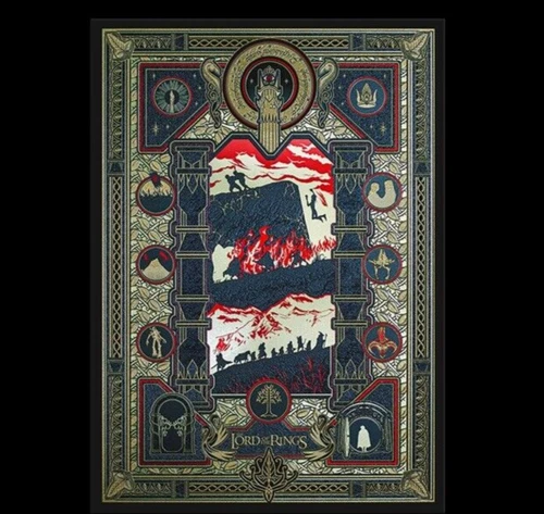 Displate Limited Edition -Path to Mordor - Lord of the RINGS - #4/1500 - LOTR