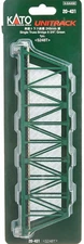 Kato N UniTrack ~ New 2025 ~ Single Truss Bridge 248mm 9 3/4″ Green S248T 20-431