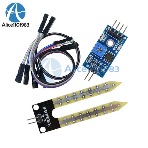 Soil Hygrometer Detection Module Soil Moisture Sensor For arduino Smart car