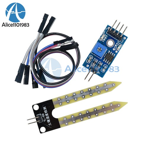 Soil Hygrometer Detection Module Soil Moisture Sensor For arduino Smart car - Afbeelding 1 van 12