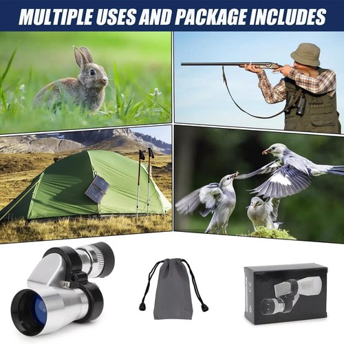 HD Night Vision Mini Pocket Monocular Telescope Zoom Camping Outdoor For Hunting - Picture 4 of 7