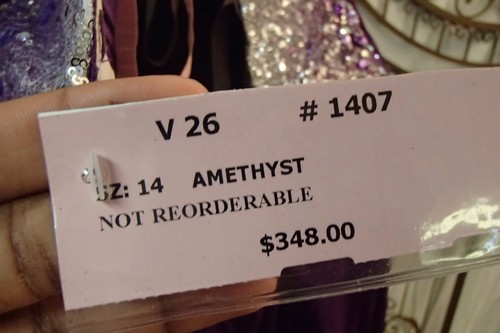 V618 BLUSH X126 SZ 14 AMETHYST PAGEANT PROM FORMAL DRESS GOWN - Picture 12 of 12