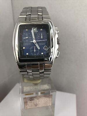 Citizen Men's Eco-Drive perpetual calender Blue Dial Bracelet Watch  BL5140-51L | eBay