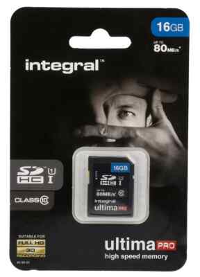 INTEGRAL ULTIMA 16GB SDHC Karte, Class 10,