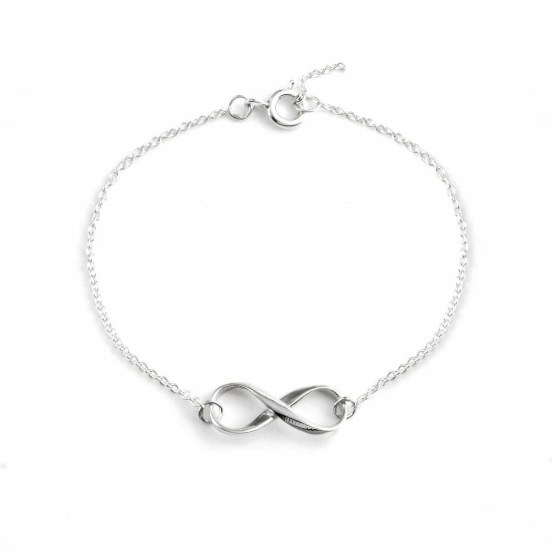 Infinity friendship bracelet sterling silver deals