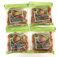 4 Pack Trader Joe's California Slab Apricots Dried & Pitted No Sugar Added