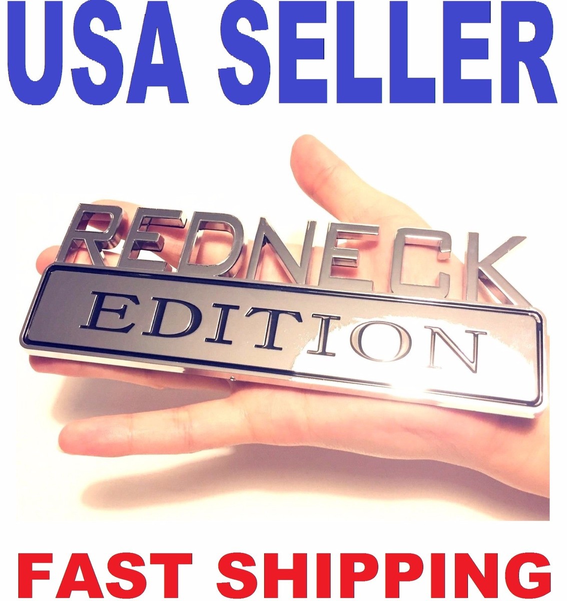 Party Decoration REDNECK EDITION Car Sticker For Auto Truck 3D Badge Emblem Decal Auto Accessors 8x3cm From 1,17 € | DHgate