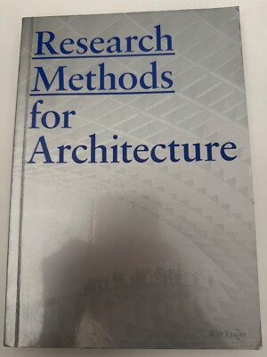 Research Methods for Architecture by Raymond Lucas (2016, Trade Paperback)