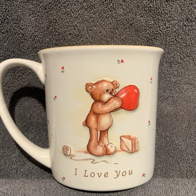 Gund Gotta Getta  I Love You  Teddy Bear 12oz. Mug