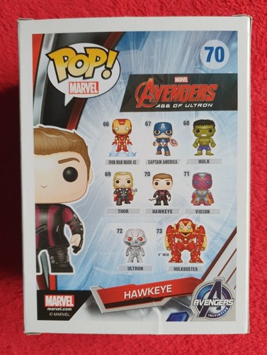 Marvel: Avengers Age Of Ultron - Hawkeye Pop! Vinyl #70. - Picture 4 of 10