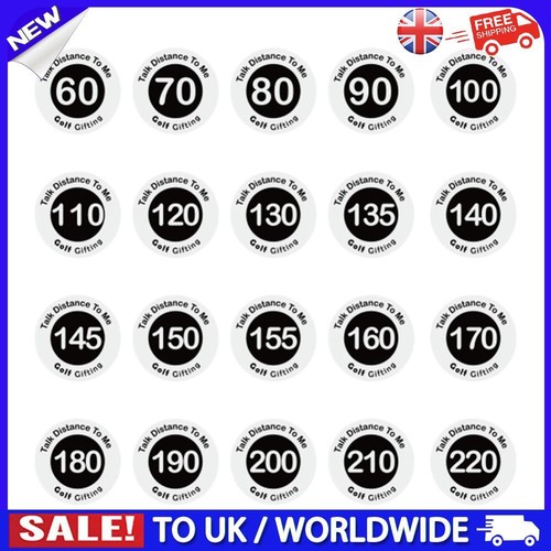 HOT 20Pcs Self Adhesive Golf Club Distance Mark for Men Women Golfers