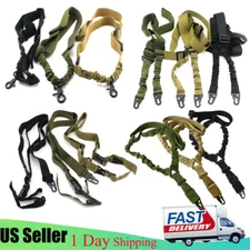 One Single /Two /Three/One Point Rifle Sling Tactical Gun Sling Strap Adjustable