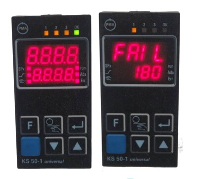 PMA KS 50-1 PID TEMPERATURE CONTROLLER KS50-114-00090-U49 Ser.No. 803283010007