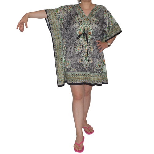 Sommerkleid Strandkleid Damenkleider Freizeitkleid Boho Strandkaftan Urlaub - Bild 38 von 51