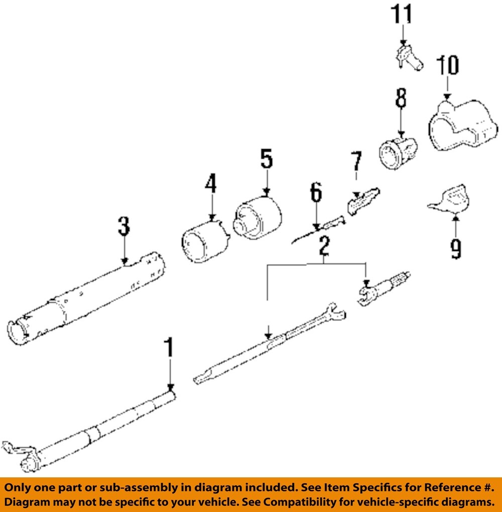 GM OEM Steering ColumnIgnition Lock Housing 7843690 eBay