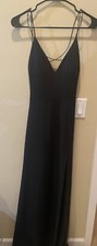 Women’s Black Floor Length Dress Size S