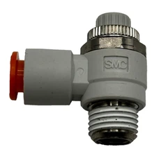 SMC AS2201F Flow Control Push-In Elbow Fitting 5/16" Tube x 1/8" NPT New ✅