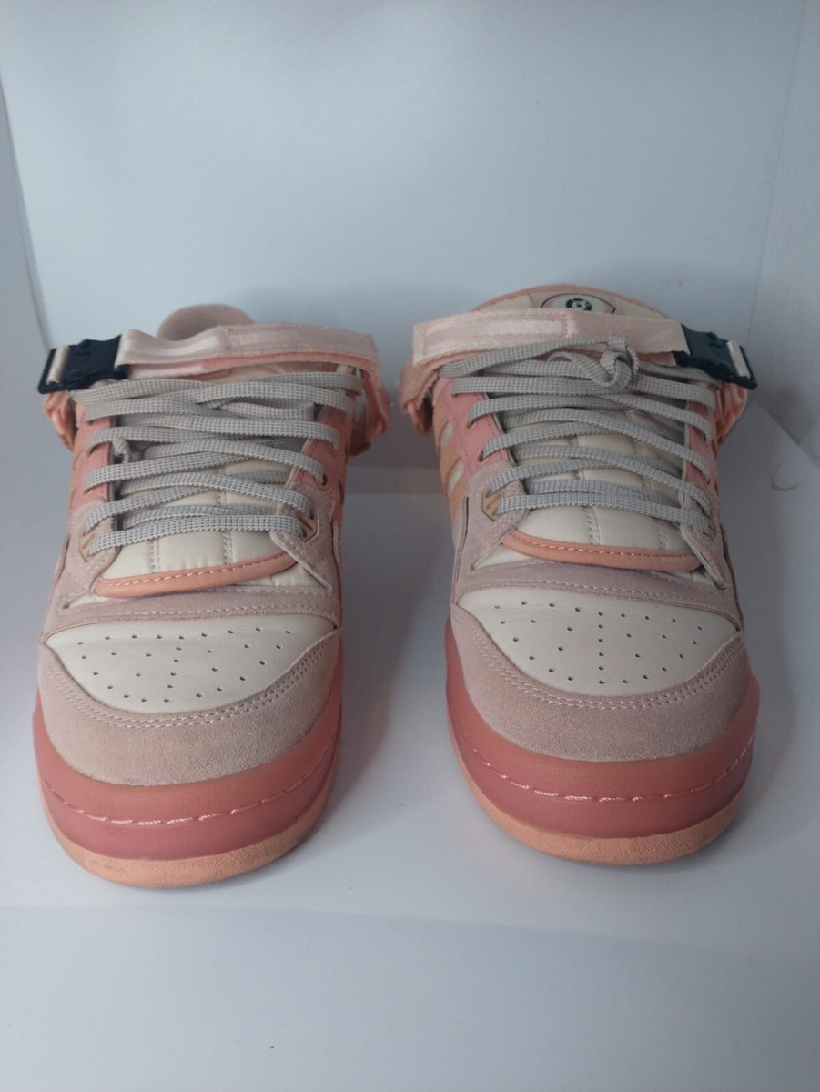 RARE SIZE 10.5 ADIDAS BAD BUNNY X FORUM THE FIRST PINK 