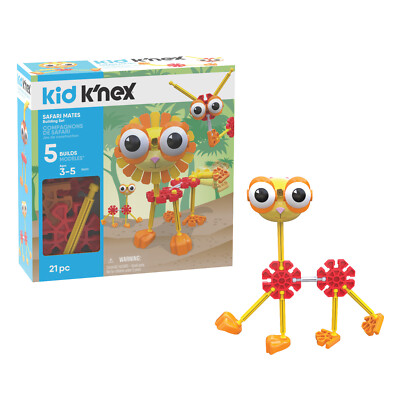 Boti 35455 Kid K`nex Bausatz Safari 21 teilig 5 Modelle  Neu & OVP